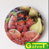 Nakrętka owoc-jabłko-malina 4-zaczepy fi-66 (1050szt)