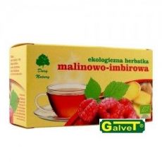 Malinowo-imbirowa eko - herbata ekspresowa