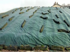 Schutznetz für Pfähle 6x15m / SILOS / Silagehüllen (Rolle)